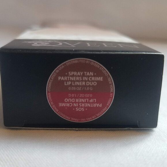 Qveen Studio Partners In Crime Lip Liner Duo Spray - Spray Tan & SOS - Picture 6 of 12